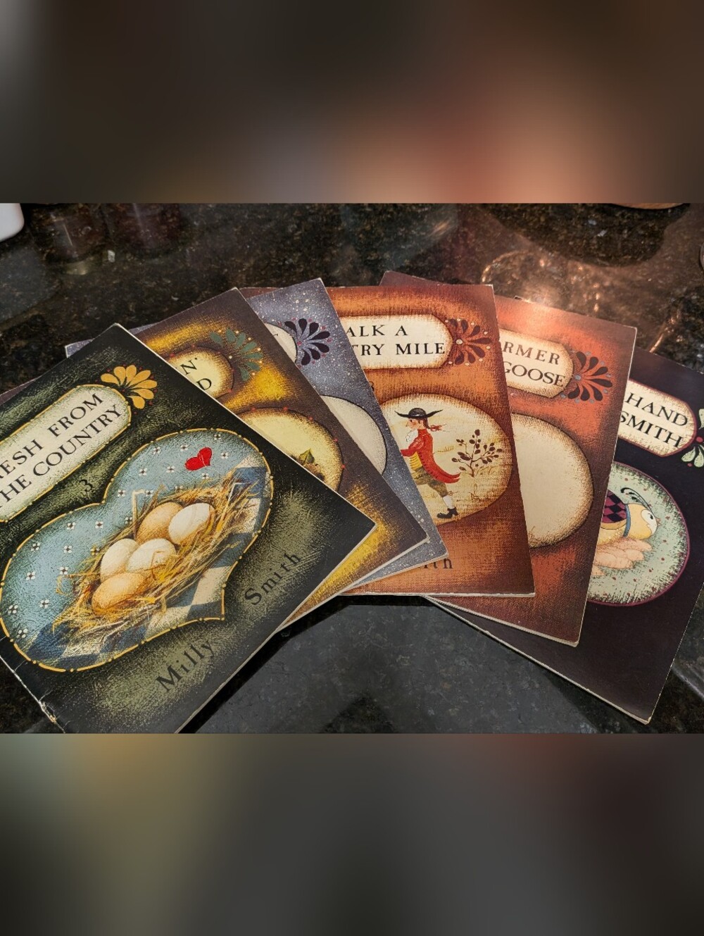 vintage Milly Smith decorative painting books